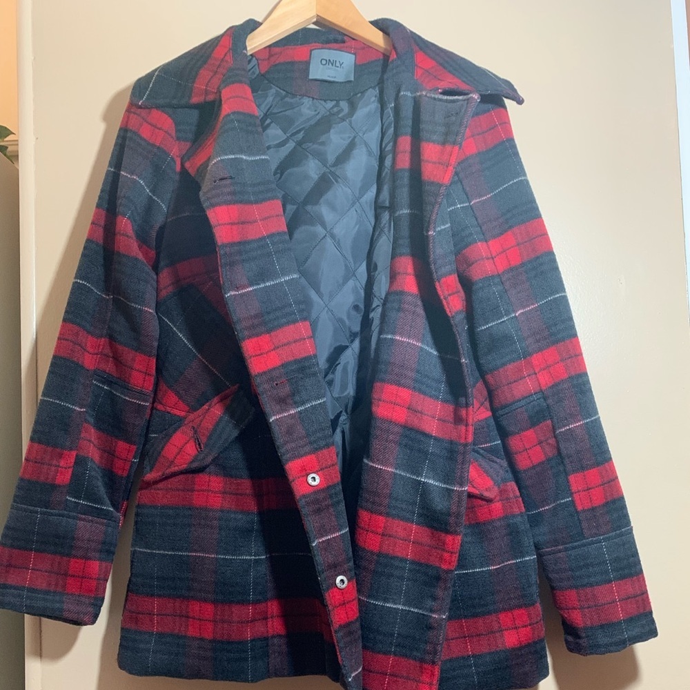 ONLY Womens Pocketed Trench Casual Coat SIZE M